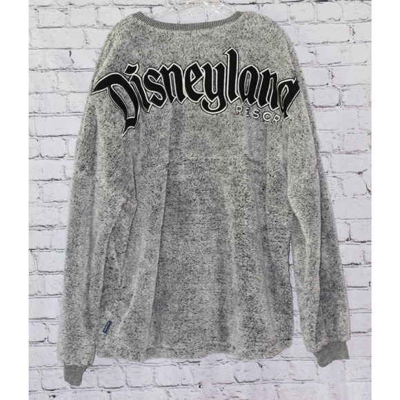 Disney Tops - Disney Resort | Sweaters | Disneyland Parks Sherpa Fuzzy Spirit Gray Jersey XXL